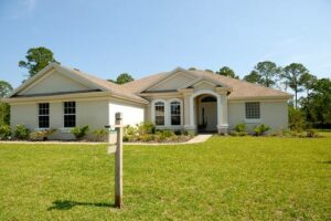 house with for sale sign